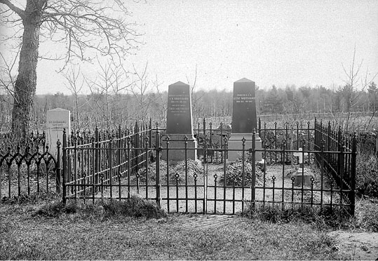 Gravvårdar på Nya Kyrkogården.