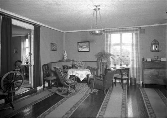 Interiör från Hult Bjersby år 1952