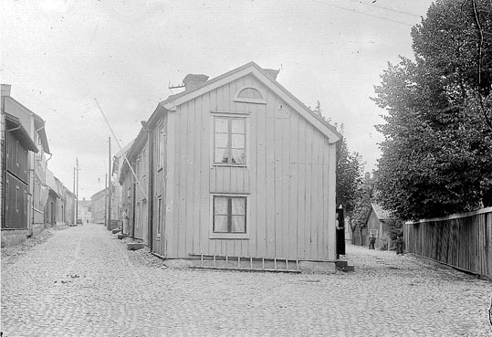Korsningen Nygatan-Färgaregatan.