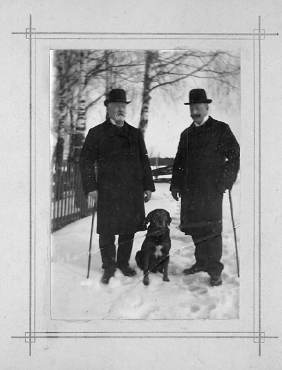 Rådman Georg Aschan och Georg Aschan J:or 1903 ...