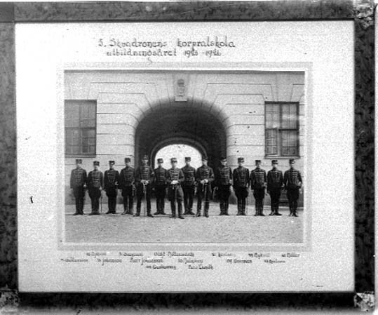 5 Skvadronens korpralskola utbildningsåret 1925...