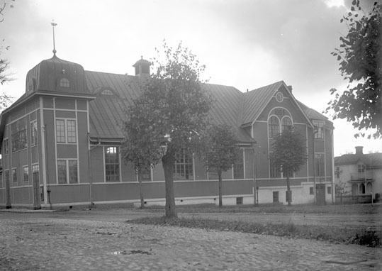 IOGT:s ordenshus nybyggt år 1910, fasad mot Vat...