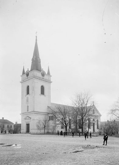 Eksjö kyrka före 1916.