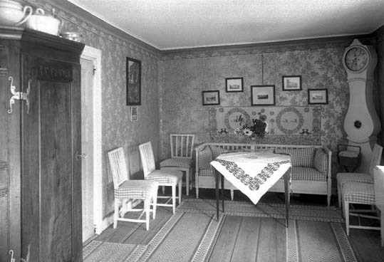 Interiör från Hult Bjersby år 1952.
